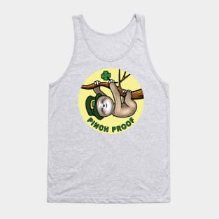 Pinch Proof St. Patrick’s Day Cute Lucky Sloth Tank Top